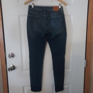 LUCKY BRAND Sasha Super Skinny Distressed Blue Denim Jeans, Size 6/28